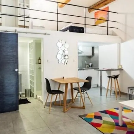 Apartment T2 Renove Avec Mezzanine : Smoothie Et Bikini Montpellier